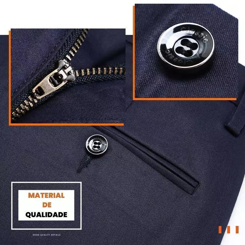 COMPRE 1 E LEVE 2 |  Calça Social Clássica Alfaiataria Gentleman 2024